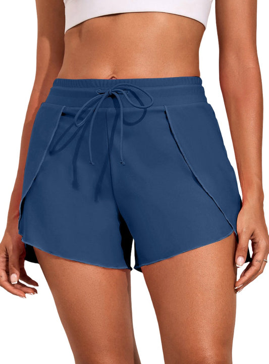 Get ready for summer in style with our Drawstring Waist Swim Shorts. Adjustable comfort, versatile colors, and durable design for beach fun!