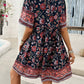 Bohemian floral dress perfect for summer outings