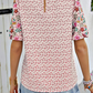 Stylish embroidered shirt with colorful floral accents