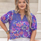 Colorful plus size bohemian floral top perfect for summer outings