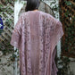 Breathable lace knit kimono ideal for summer
