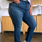 Shop Judy Blue Slim Jeans for unmatched style & comfort with tummy control, high-waist design, and inclusive sizing. Elevate your look now!