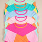 Pastel Sleeve Color Block Sweatshirt