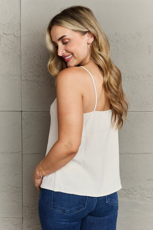 Loose Fit Cowl Neck Cami