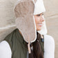 Charming kitten ear trapper hat for winter
