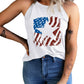 American Flag Printed Graphic Tank Top - Whimsical Appalachian Boutique