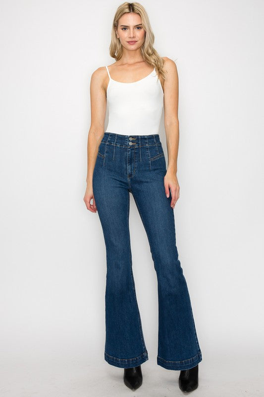 Artemis Vintage Jeans | High Rise Modern Flare | Whimsical Clothing