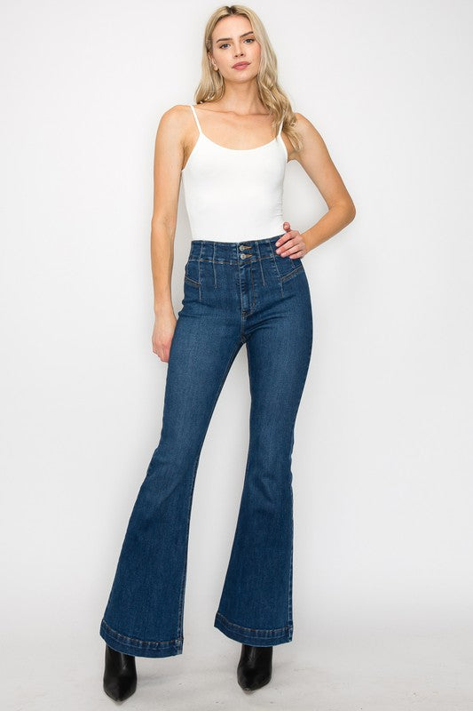 Artemis Vintage Jeans | High Rise Modern Flare | Whimsical Clothing