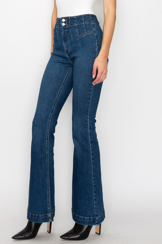 Artemis Vintage Jeans | High Rise Modern Flare | Whimsical Clothing