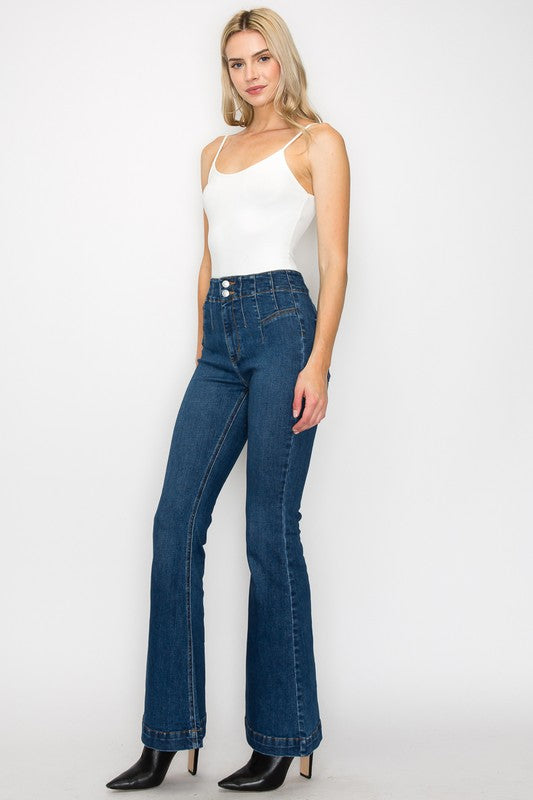 Artemis Vintage Jeans | High Rise Modern Flare | Whimsical Clothing