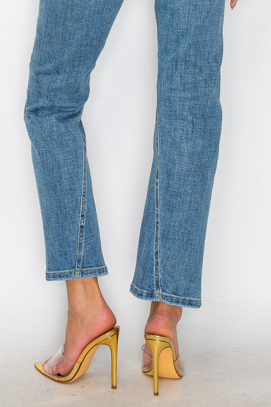 Artemis Vintage Jeans | Medium Wash Tummy Control Straight | Whimsical Clothing