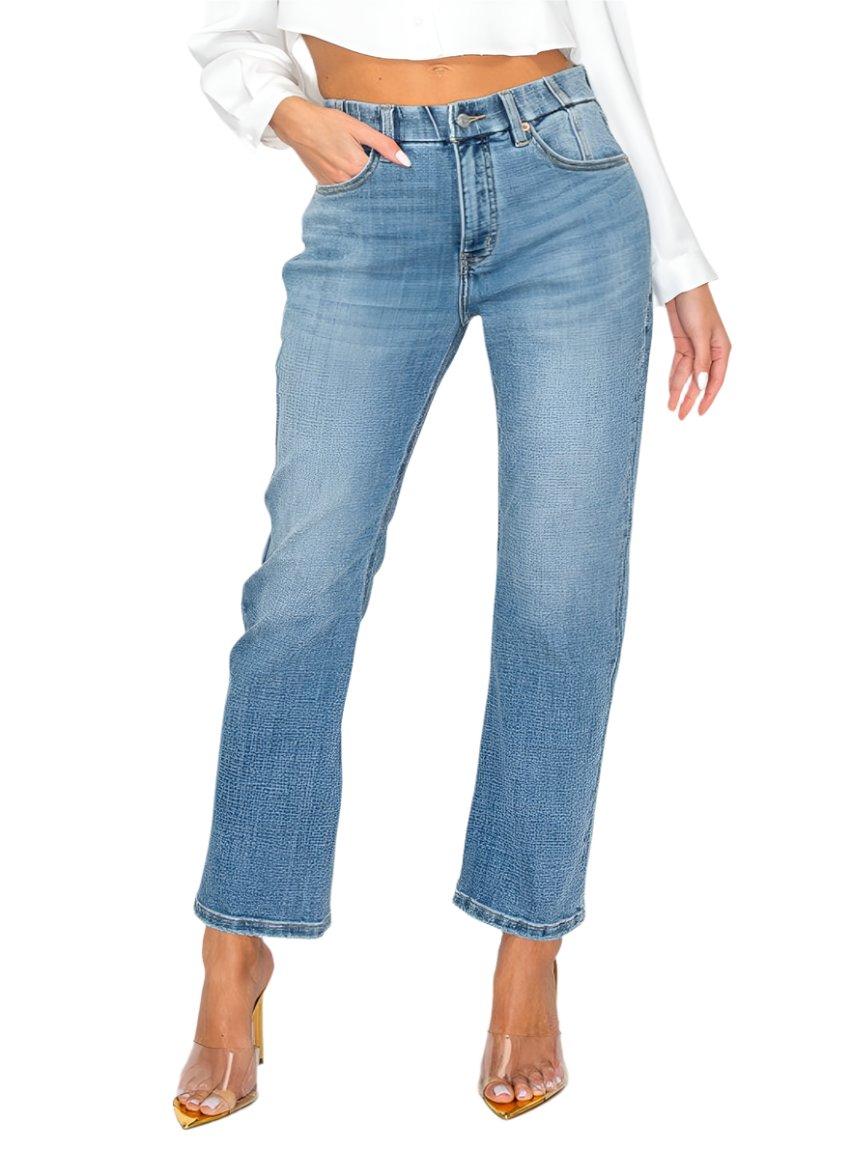 Artemis Vintage Jeans | Medium Wash Tummy Control Straight | Whimsical Clothing