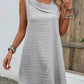 Asymmetrical Neck Sleeveless Dress - Whimsical Appalachian Boutique