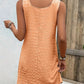 Asymmetrical Neck Sleeveless Dress - Whimsical Appalachian Boutique