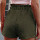 Chic high waist tie shorts with pockets for a stylish, comfortable fit. Perfect for any summer outing.