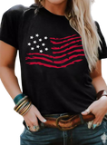 Show your pride with this bold Black American Flag T-Shirt. Perfect comfort, iconic style, and durable quality for everyday patriots.