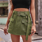 Belted Denim Shorts with Pockets - Whimsical Appalachian Boutique