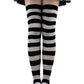 Striped Over-The-Knee Socks