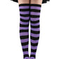 Striped Over-The-Knee Socks