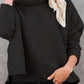 black sherpa turtleneck
