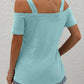 Double Spaghetti Strap Short Sleeve Shirt - Whimsical Appalachian Boutique