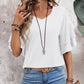 Casual V-Neck Flutter Sleeve Blouse