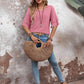 Casual V-Neck Flutter Sleeve Blouse