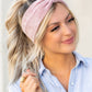 Blush Corduroy Knotted Headwrap