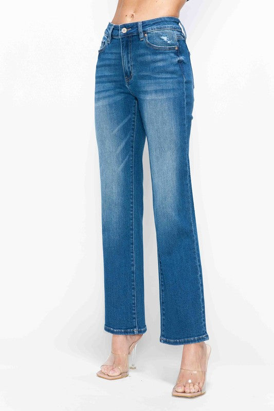 Bytos | Cat's Whiskers High Rise Straight Jeans