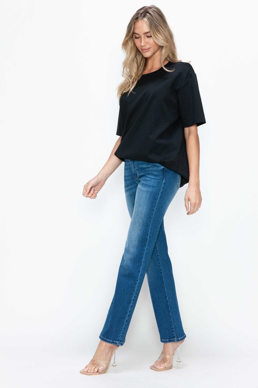 Bytos | Cat's Whiskers High Rise Straight Jeans