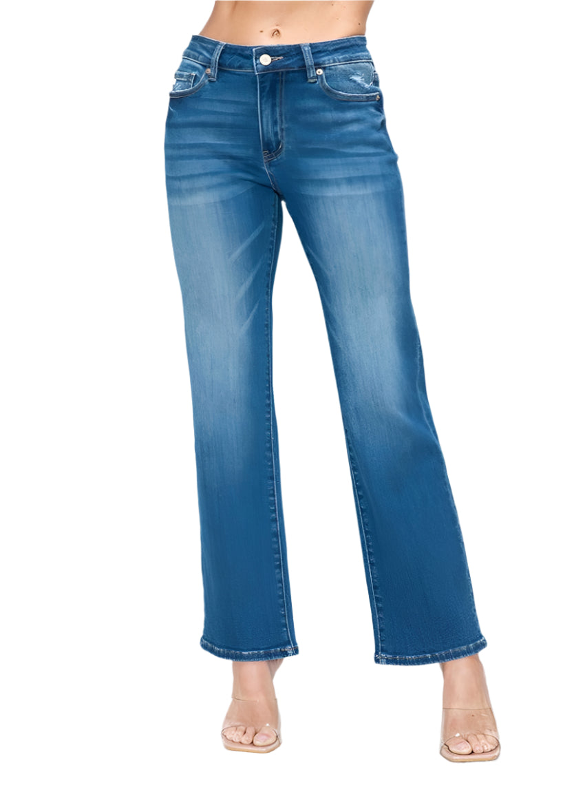 Bytos | Cat's Whiskers High Rise Straight Jeans