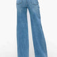 Bytos | High Rise Wide Leg Jeans with Pockets