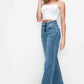 Bytos | High Rise Wide Leg Jeans with Pockets