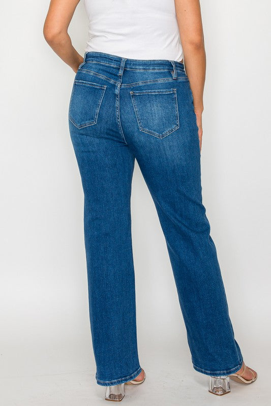 Bytos | Cat's Whiskers High Rise Straight Jeans | Plus Size