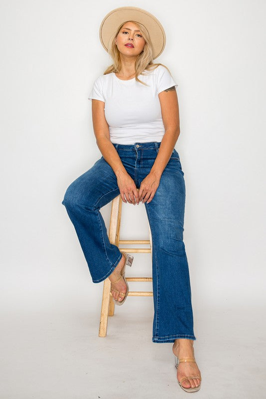 Bytos | Cat's Whiskers High Rise Straight Jeans | Plus Size