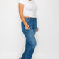 Bytos | Cat's Whiskers Mid Rise Ankle Jeans | Plus Size