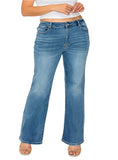 Bytos | Cat's Whiskers Mid Rise Bootcut Jeans | Plus Size