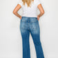 Bytos | Distressed High Rise Jeans with Pockets | Plus Size