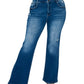 Bytos | High Rise Bootcut Jeans with Pockets | Plus Size