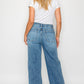 Bytos | High Rise Wide Leg Jeans with Pockets | Plus Size