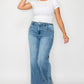 Bytos | High Rise Wide Leg Jeans with Pockets | Plus Size