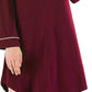 Comfortable red nightgown made from breathable fabric.