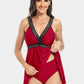 Wide Strap V-Neck Tankini