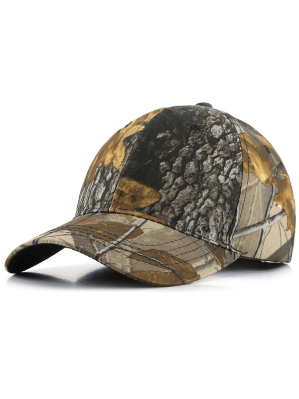 Cotton camo cap perfect for outdoor adventures
