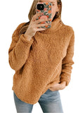 caramel sherpa turtleneck
