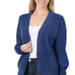 Classic Button-Up Viscose Sweater Cardigan