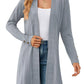 Open Front Long Sleeve Cardigan