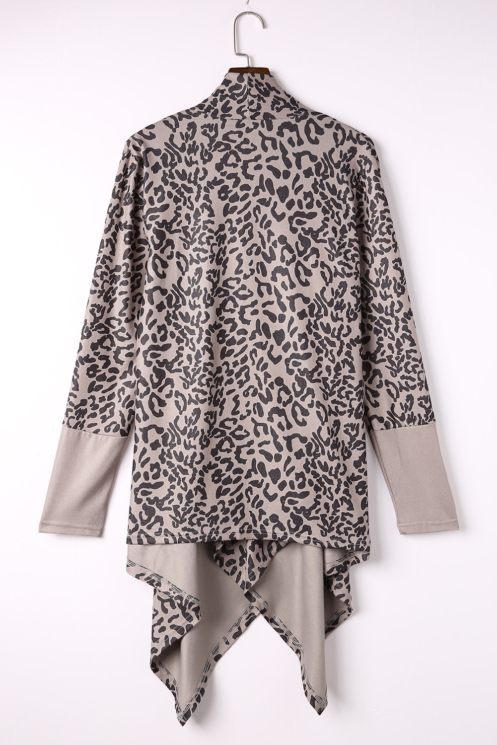 Leopard Open Front Long Sleeve Cardigan - Whimsical Appalachian Boutique