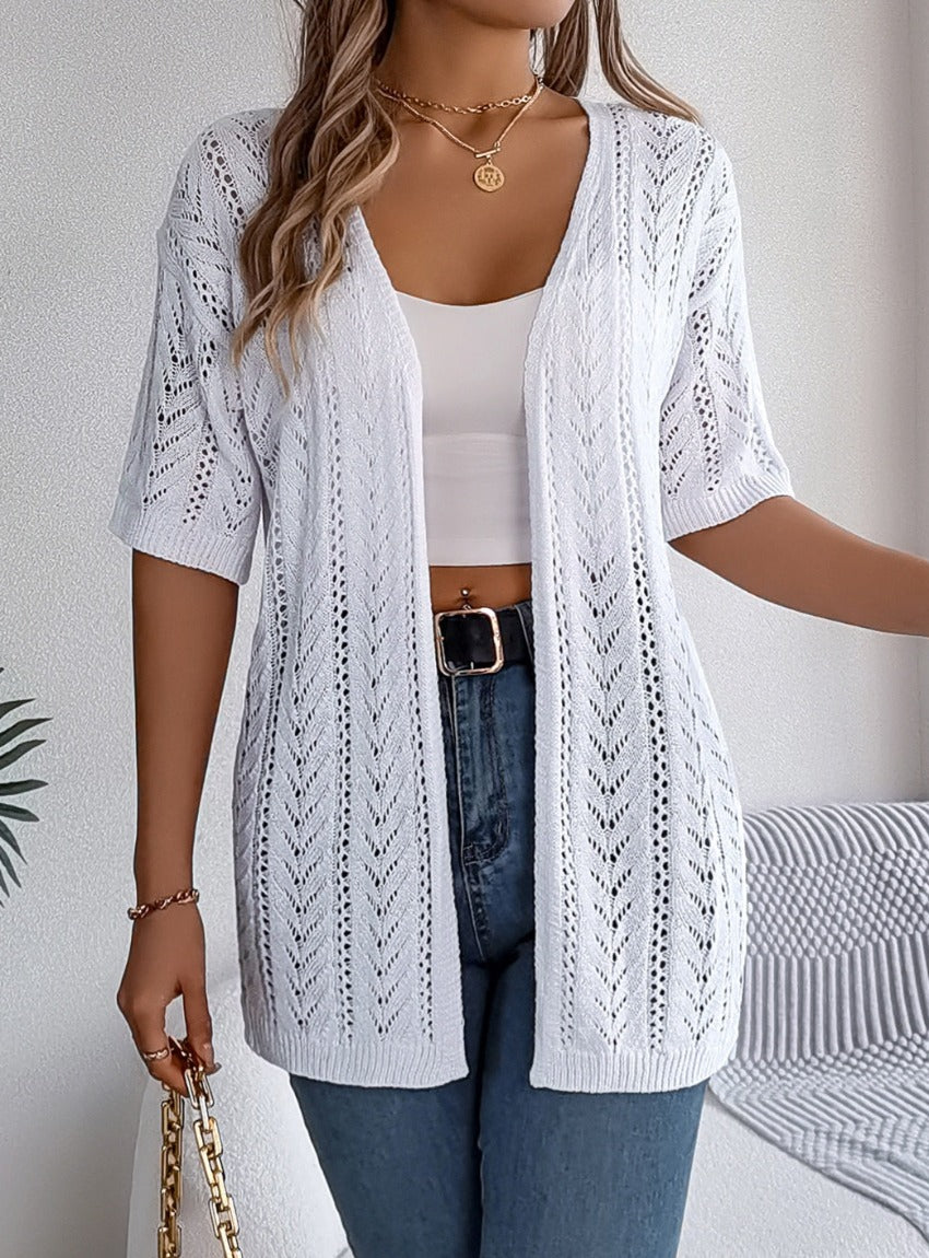 Lightweight Half Sleeve Summer Cardigan - Whimsical Appalachian Boutique