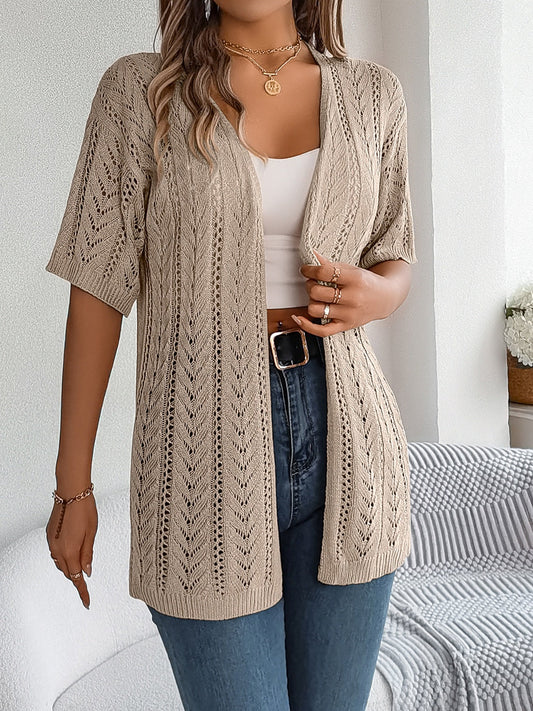 Lightweight Half Sleeve Summer Cardigan - Whimsical Appalachian Boutique